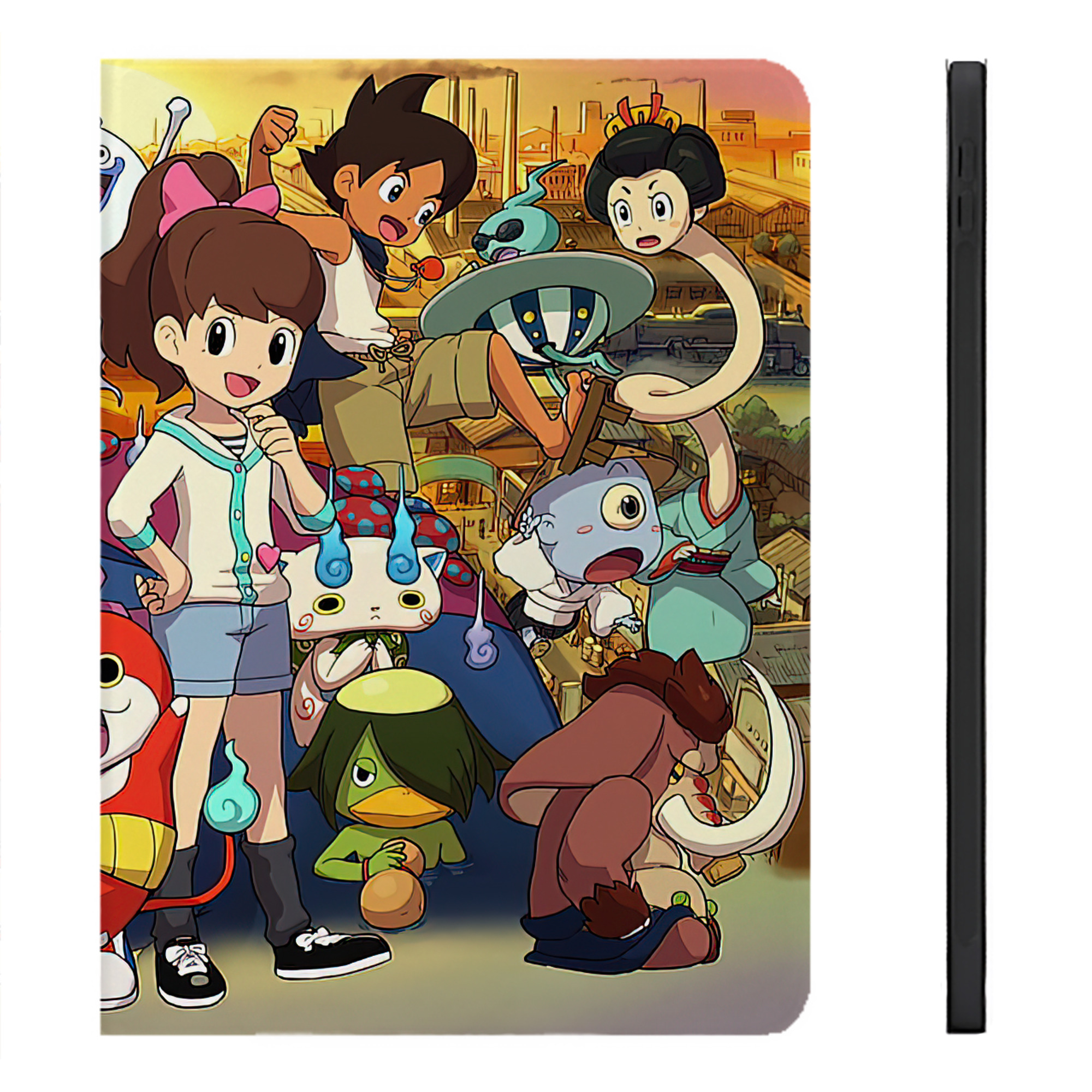 （画像用） 妖怪ウォッチ Yo-kai Watch IPadケース ペンホルダー付き ブックスタイルデザイン